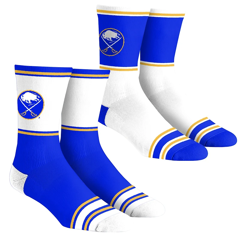 Youth Rock Em Socks Buffalo Sabres 2-Pack Color Block Crew Socks Set