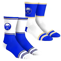 Youth Rock Em Socks  Buffalo Sabres 2-Pack Color Block Crew Socks Set
