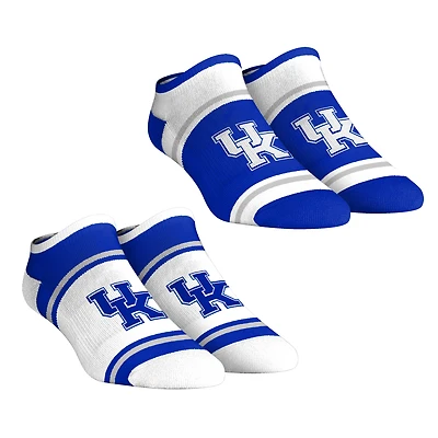 Unisex Rock Em Socks  Kentucky Wildcats 2-Pack Color Block Low Cut Socks Set