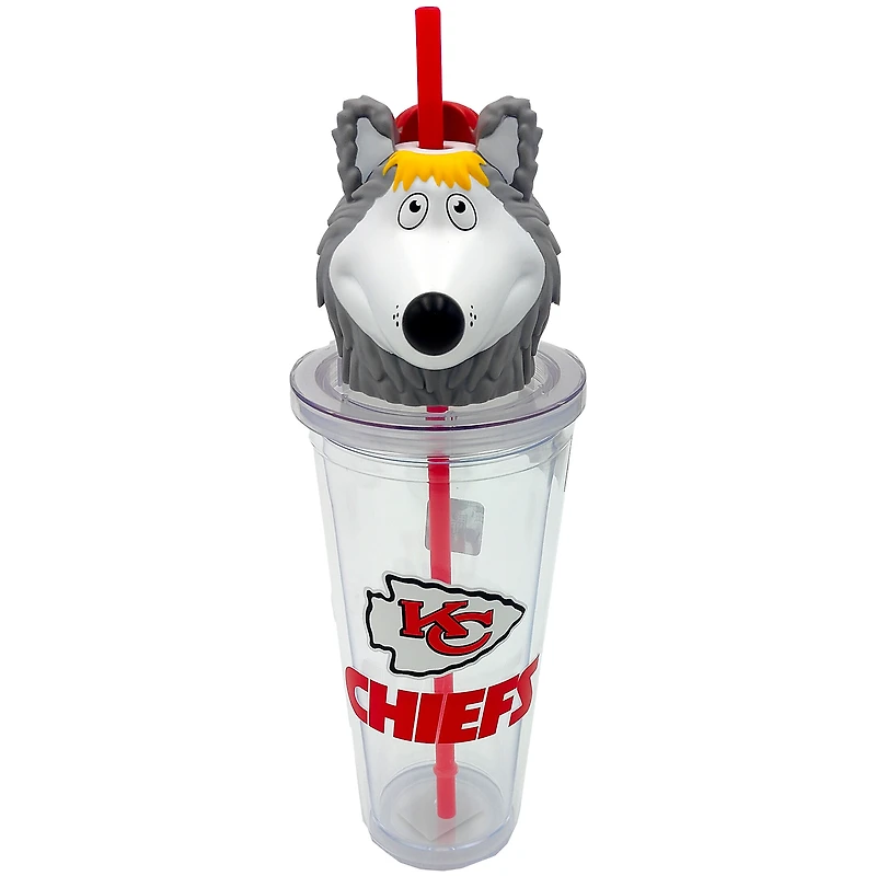 Pegasus Kansas City Chiefs Mascot Lid 24oz. Sipper Cup
