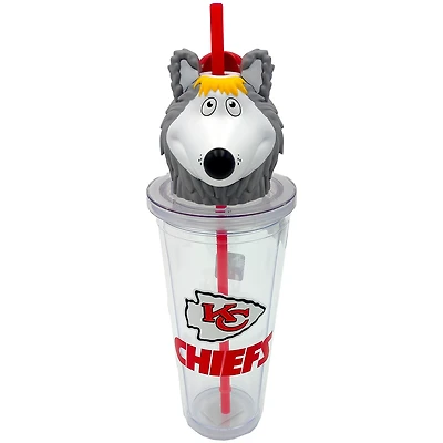 Pegasus Kansas City Chiefs Mascot Lid 24oz. Sipper Cup