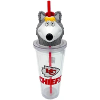 Pegasus Kansas City Chiefs Mascot Lid 24oz. Sipper Cup