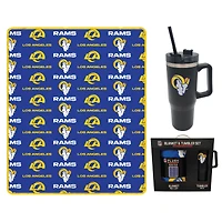 Pegasus Los Angeles Rams 60" x 70" Logo Blanket and 30oz Stainless Steel Tumbler Combo
