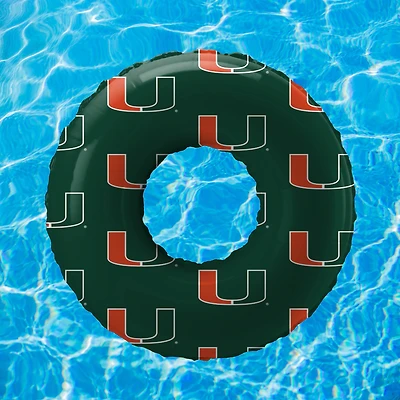 Pegasus Miami Hurricanes 48" Repeating Logo Inflatable Pool Ring