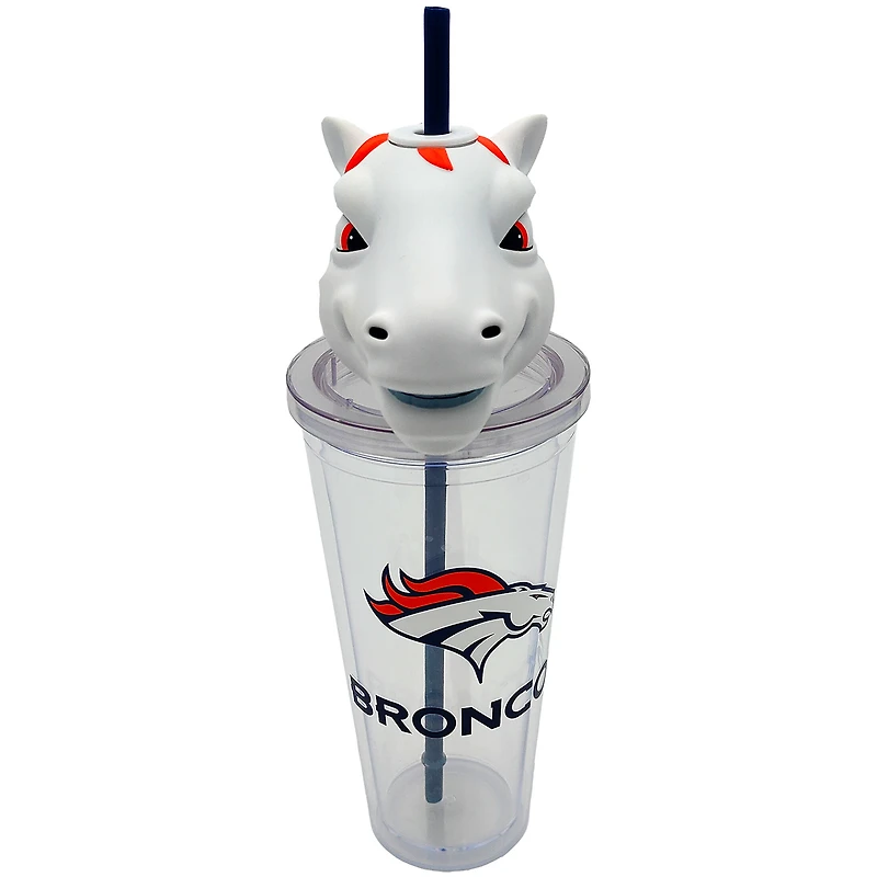 Pegasus Denver Broncos Mascot Lid 24oz. Sipper Cup