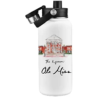 Ole Miss Rebels Laura Wilcox Watercolors 34oz. Water Bottle