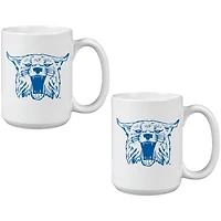 Kentucky Wildcats Vintage Sketch 15oz 2-Pack Mug Set