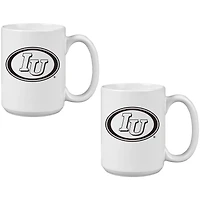 Indiana Hoosiers Vintage Sketch 15oz 2-Pack Mug Set