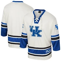 Men's Colosseum Cream Kentucky Wildcats Puck Proud Fashion Hockey Jersey