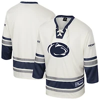 Men's Colosseum Cream Penn State Nittany Lions Puck Proud Fashion Hockey Jersey