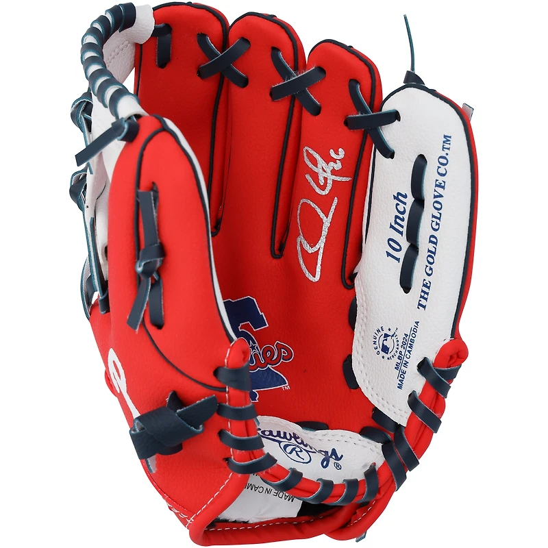 Chase Utley Philadelphia Phillies Autographed Rawlings 10" Collectible Team Logo Glove