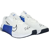 George Springer Toronto Blue Jays Autographed Player-Worn White Nike Shoes from the 2024 MLB Season
