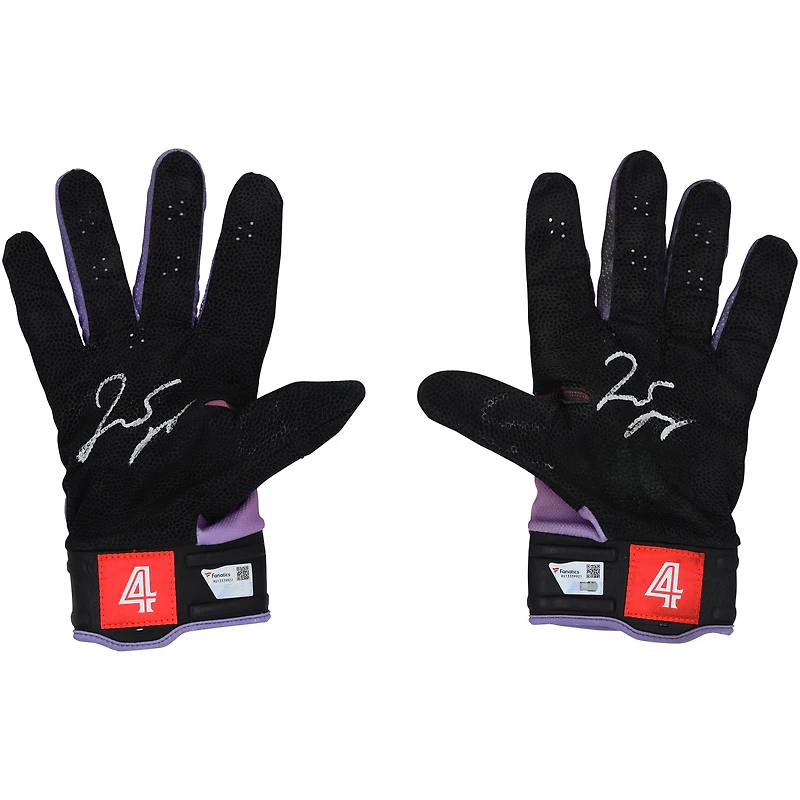 George Springer Toronto Blue Jays Autographed Game-Used Nike Batting Gloves from the 2024 MLB Season