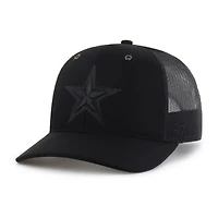 Men's Carhartt x '47 Black Dallas Cowboys Trucker Adjustable Hat
