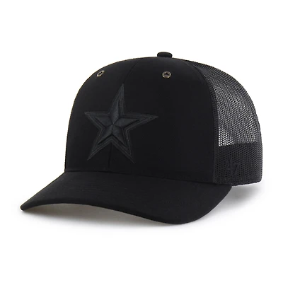 Men's Carhartt x '47 Black Dallas Cowboys Trucker Adjustable Hat