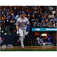 Pete Alonso New York Mets Autographed 8" x 10" 2024 NL Wild Card Home Run Photograph