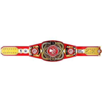 Dominique Wilkins Atlanta Hawks Autographed WWE Legacy Title Belt with "2X Slam Dunk Champ" Inscription
