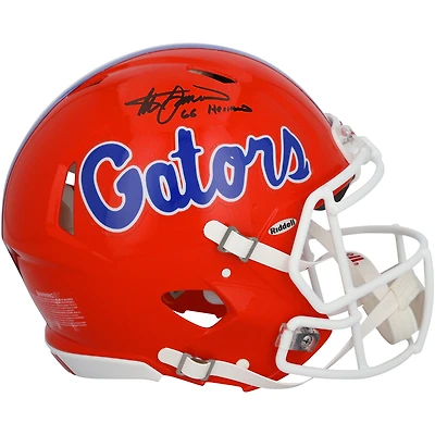 Steve Spurrier Florida Gators Autographed Riddell Orange Speed Authentic Helmet with "66 Heisman" Inscription