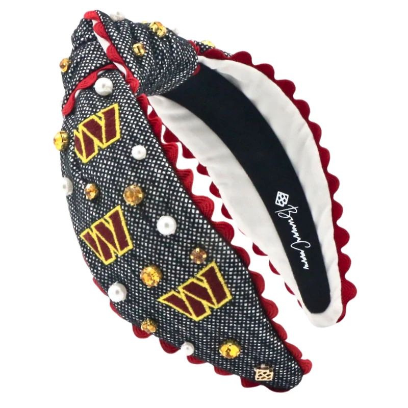 Brianna Cannon Washington Commanders Cross Stitch Headband