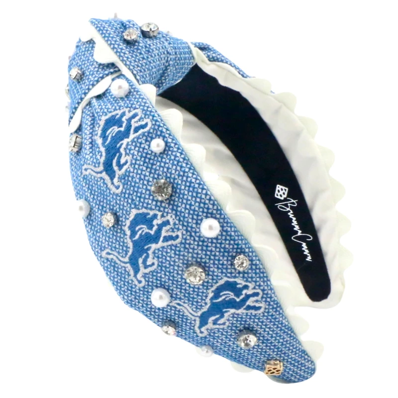 Brianna Cannon Detroit Lions Cross Stitch Headband