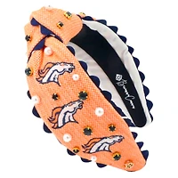 Brianna Cannon Denver Broncos Cross Stitch Headband