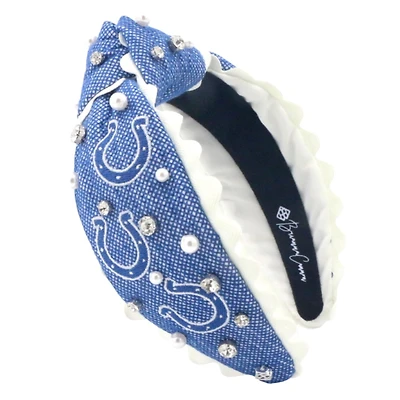Brianna Cannon Indianapolis Colts Cross Stitch Headband