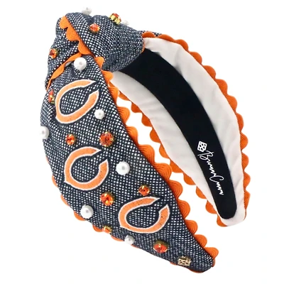 Brianna Cannon Chicago Bears Cross Stitch Headband