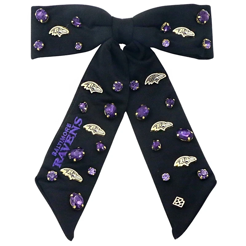 Brianna Cannon Baltimore Ravens Bow Barrette