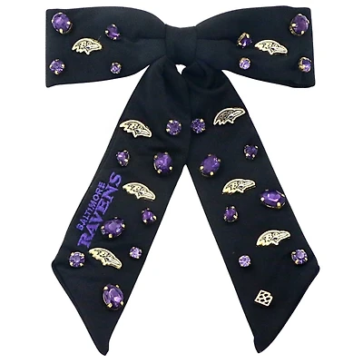 Brianna Cannon Baltimore Ravens Bow Barrette