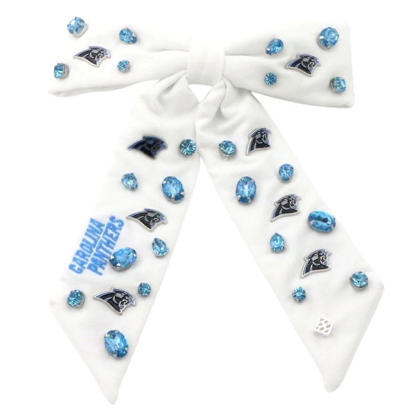 Brianna Cannon Carolina Panthers Bow Barrette