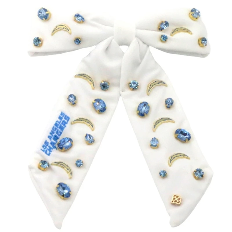 Brianna Cannon Los Angeles Chargers Bow Barrette