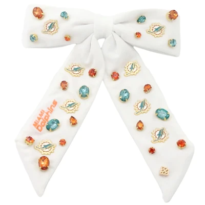 Brianna Cannon Miami Dolphins Bow Barrette