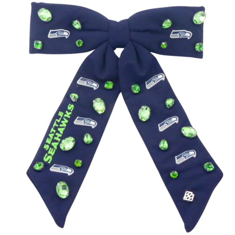 Brianna Cannon Seattle Seahawks Bow Barrette
