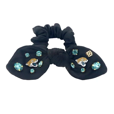 Brianna Cannon  Jacksonville Jaguars Logo Bow Scrunchie
