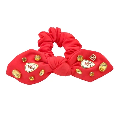 Brianna Cannon Kansas City Chiefs Logo Bow Scrunchie