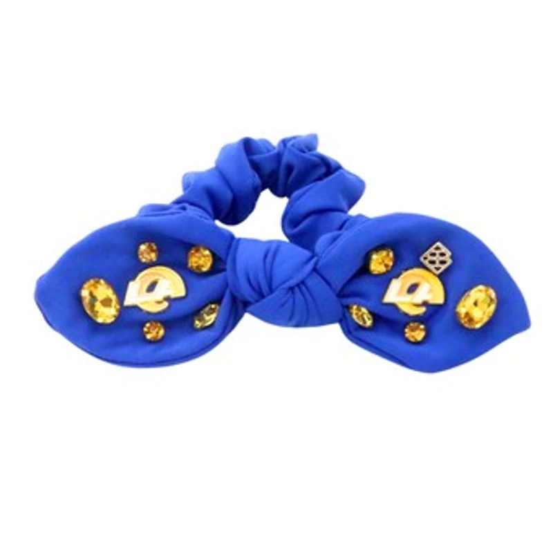 Brianna Cannon  Los Angeles Rams Logo Bow Scrunchie