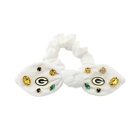 Brianna Cannon  Green Bay Packers Logo Bow Scrunchie