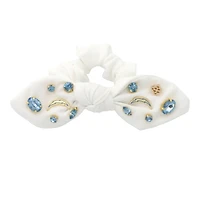 Brianna Cannon  Los Angeles Chargers Logo Bow Scrunchie