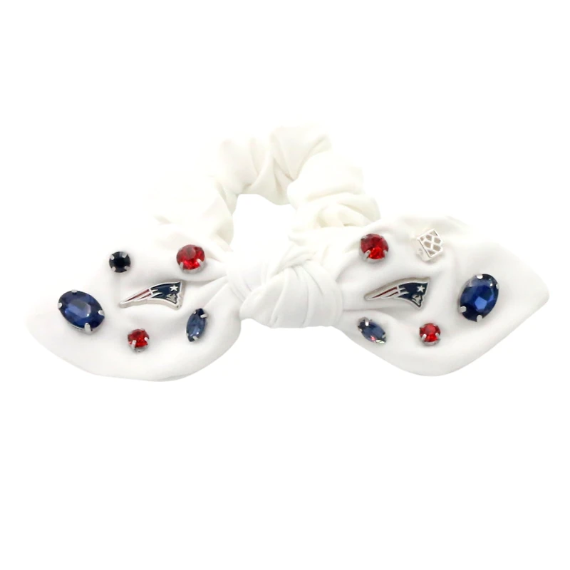 Brianna Cannon  New England Patriots Logo Bow Scrunchie