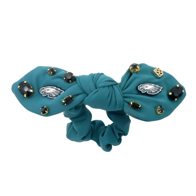 Brianna Cannon  Philadelphia Eagles Logo Bow Scrunchie