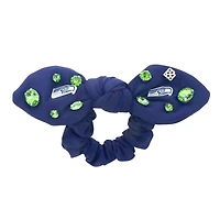 Brianna Cannon  Seattle Seahawks Logo Bow Scrunchie