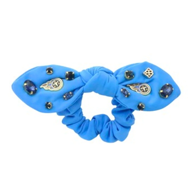 Brianna Cannon  Tennessee Titans Logo Bow Scrunchie