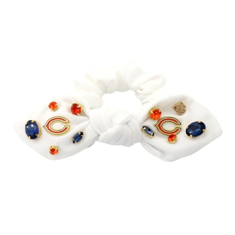 Brianna Cannon Chicago Bears Logo Bow Scrunchie