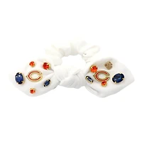 Brianna Cannon  Chicago Bears Logo Bow Scrunchie