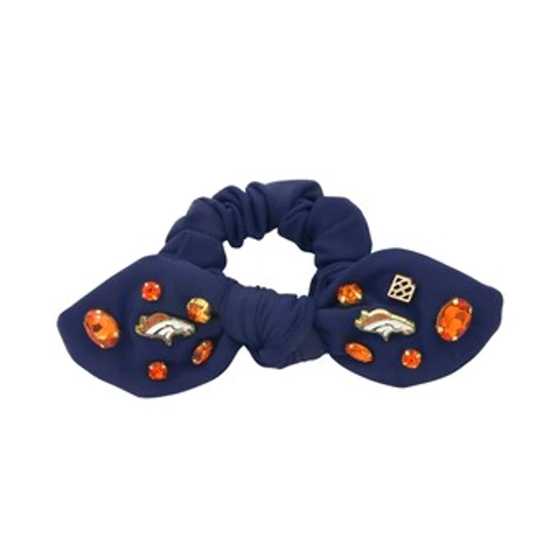 Brianna Cannon  Denver Broncos Logo Bow Scrunchie