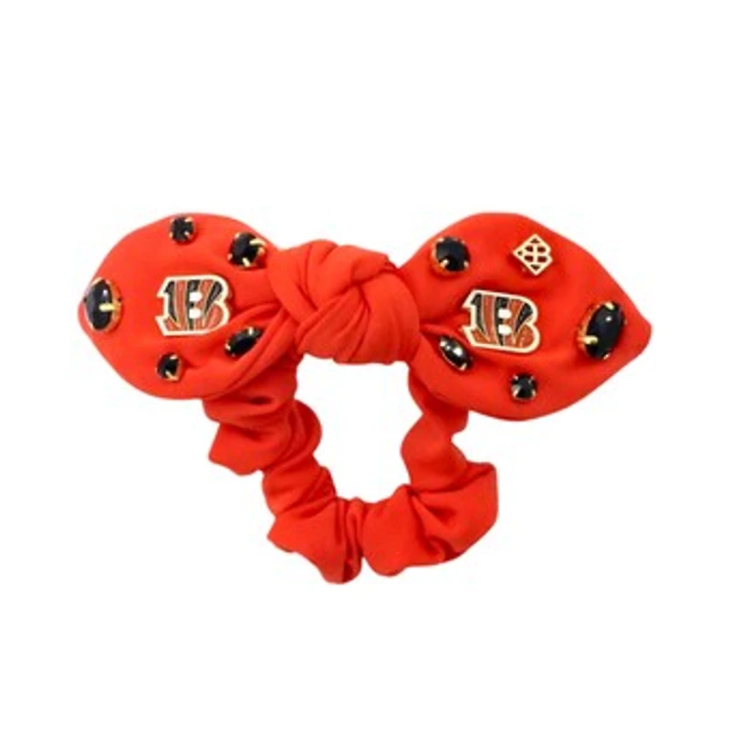 Brianna Cannon  Cincinnati Bengals Logo Bow Scrunchie