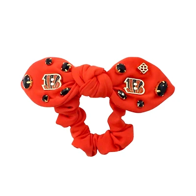 Brianna Cannon  Cincinnati Bengals Logo Bow Scrunchie