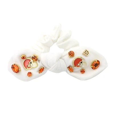 Brianna Cannon  Cleveland Browns Logo Bow Scrunchie