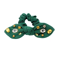 Brianna Cannon Green Bay Packers Logo Bow Scrunchie