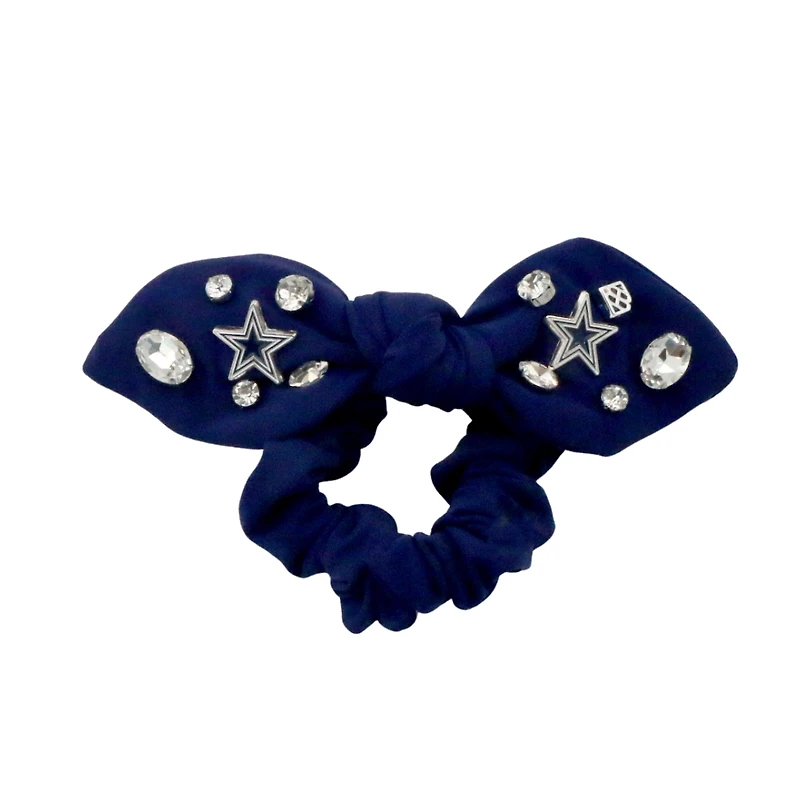 Brianna Cannon Dallas Cowboys Logo Bow Scrunchie